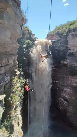 Rapel na cachoeira do Buracão (aventura não inclusa, consulte valores a parte).